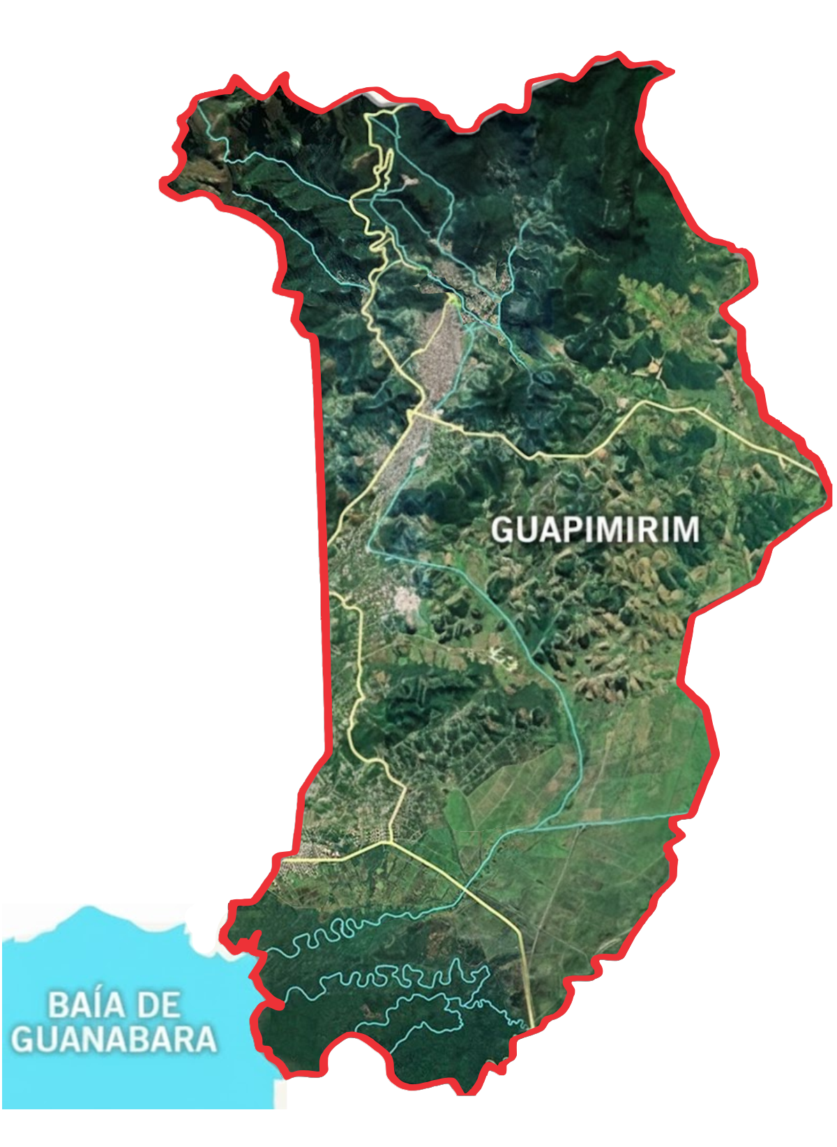 Mapa de Guapimirim